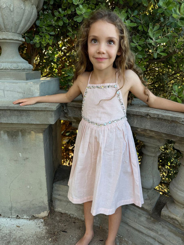 Holiday Dress - Pink Sequins