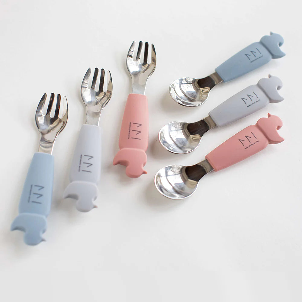 Full Set Soft Grip Toddler Cutlery Set - Assorted
