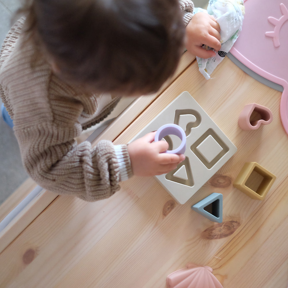 Silicone Shape Puzzle - Rose