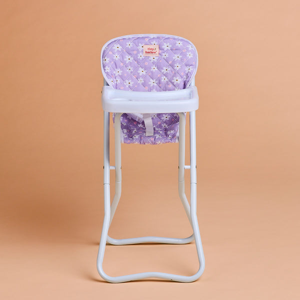 COMING SOON Tiny Harlow Doll Highchair - Lilac Daisy