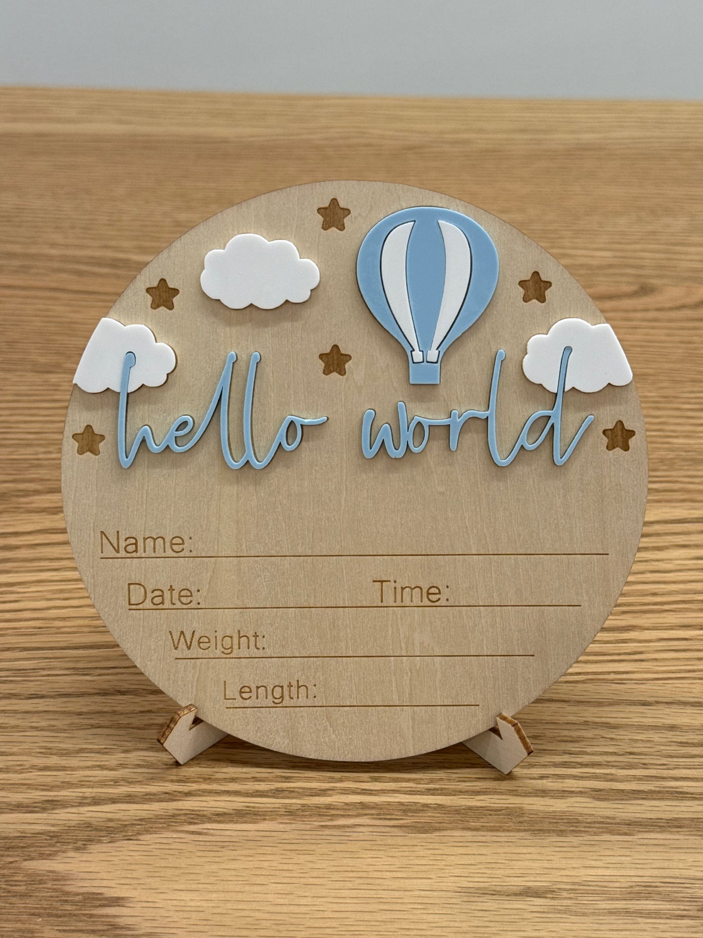 Hello World Announcement Signs - Assorted
