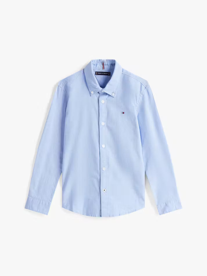 Stretch Oxford Shirt - Calm Blue