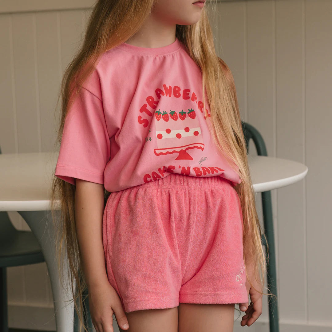 PREORDER Cake 'n' Bake Mid Sleeve Tee Meringue Pink