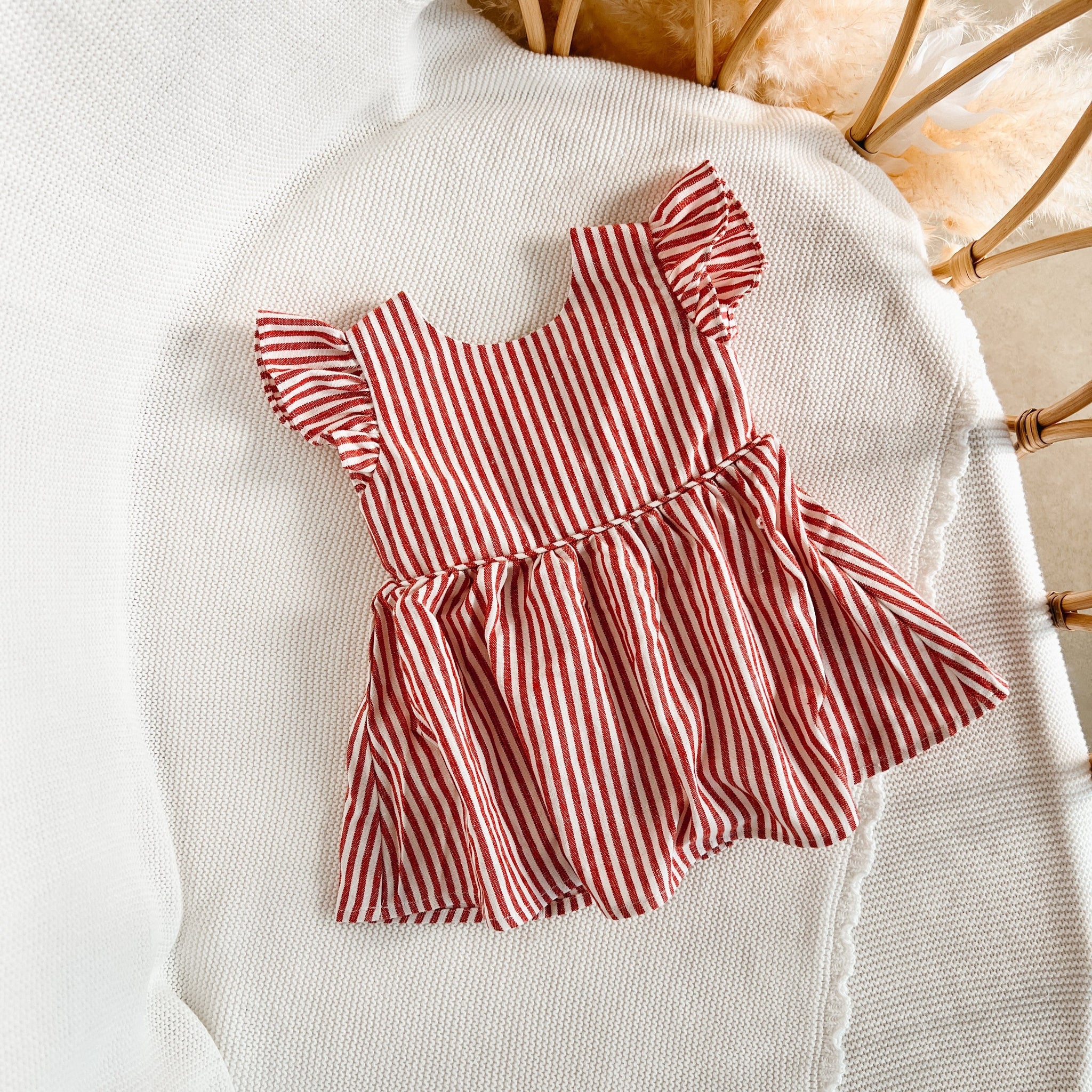 PREORDER Candy Stripe Bow Dress