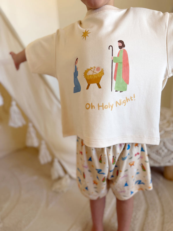Oh Holy Night | Kids Organic Pyjama Set