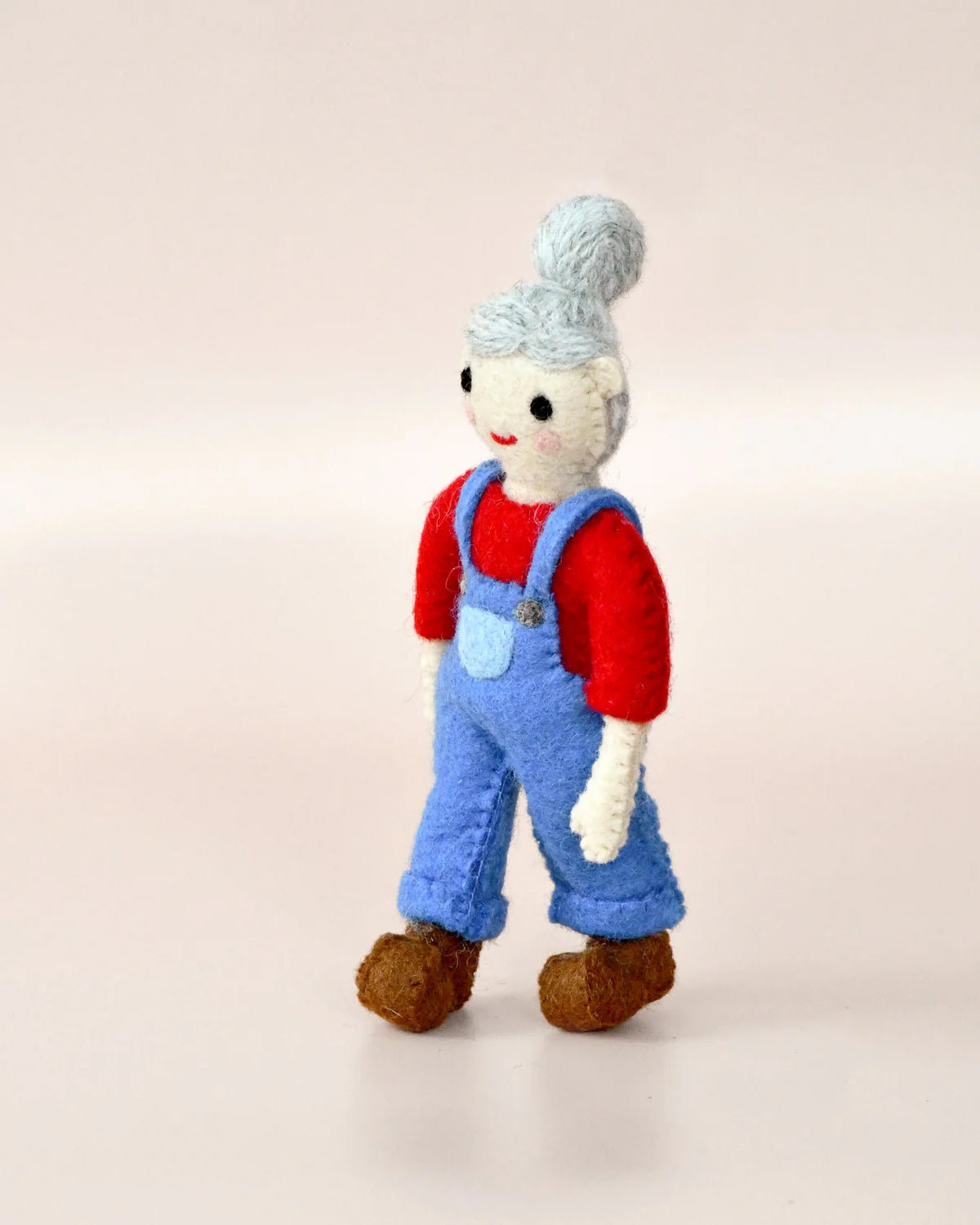 Felt Old MacDonald Female Farmer Toy | Little Woolly Vision x Tara Treasures
