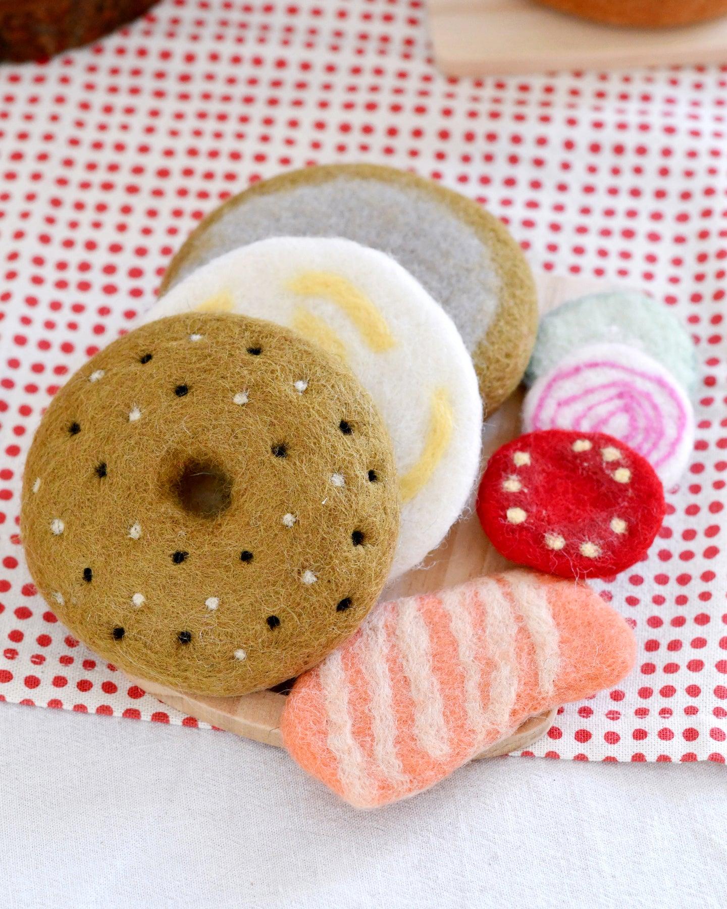 Felt Bagel Stack