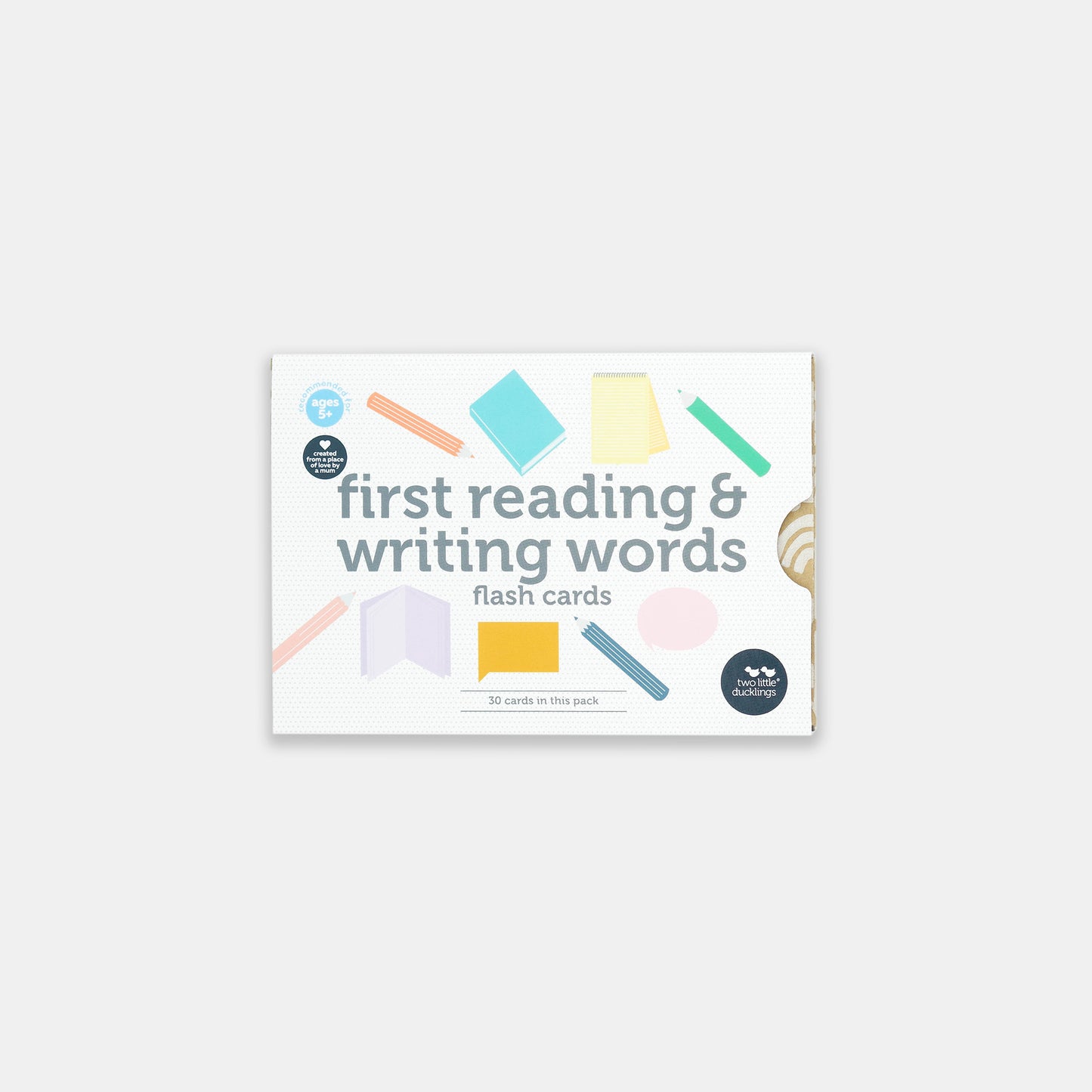 First Reading & Writing Word Flash Cards