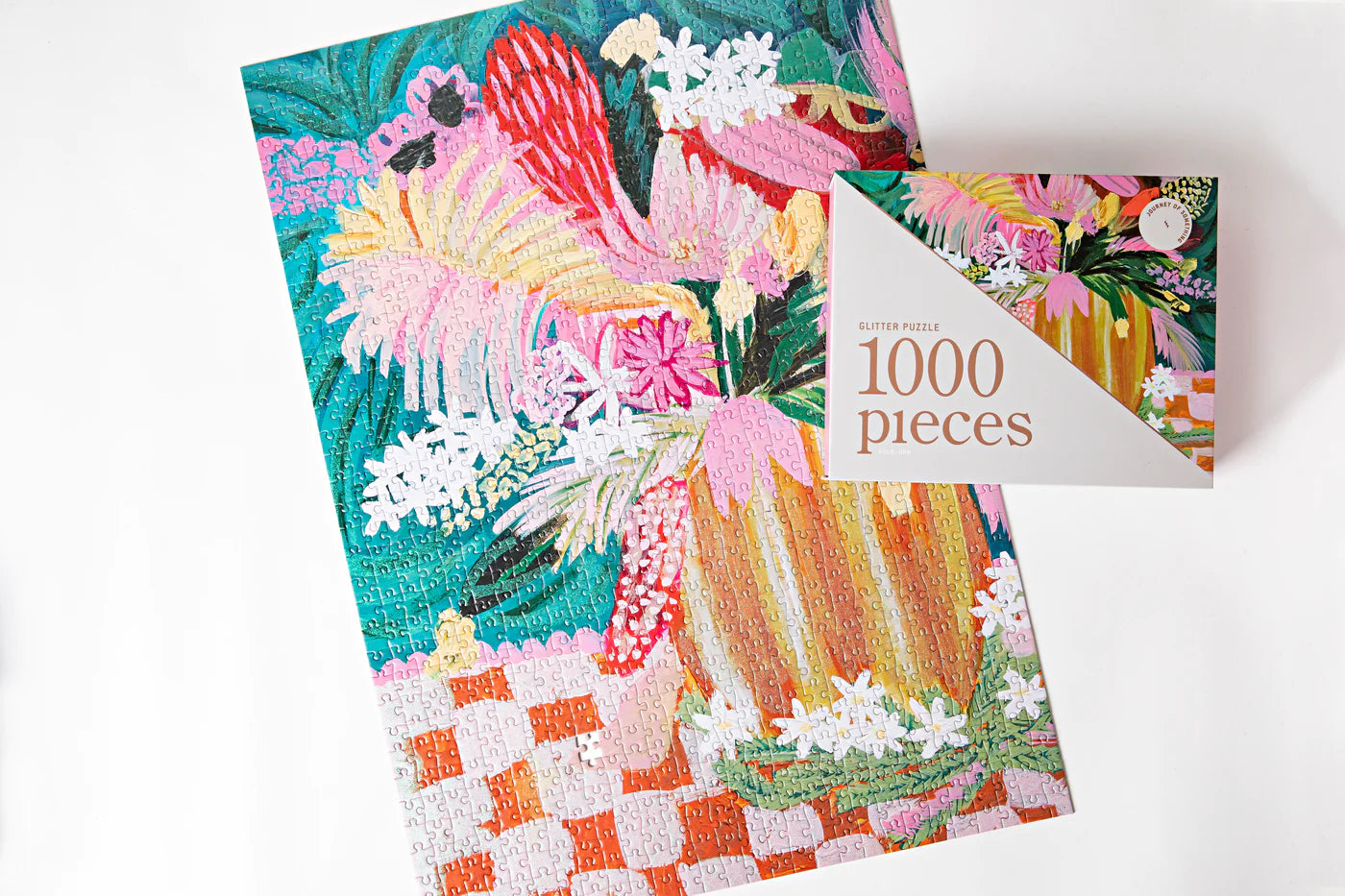 1000 Piece Glitter Puzzle - Gold Urn