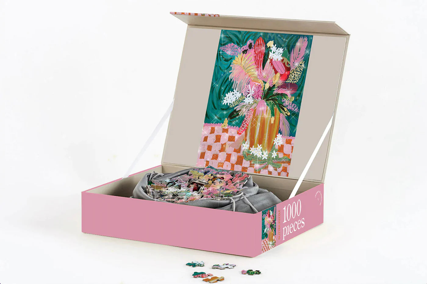 1000 Piece Glitter Puzzle - Gold Urn
