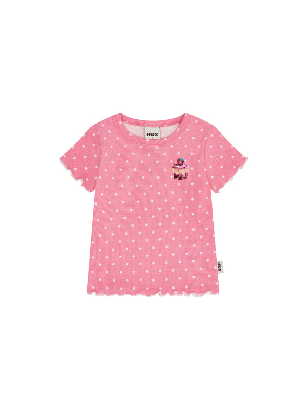 COMING SOON Icing on the Cupcake Polka Dot Rib Tee