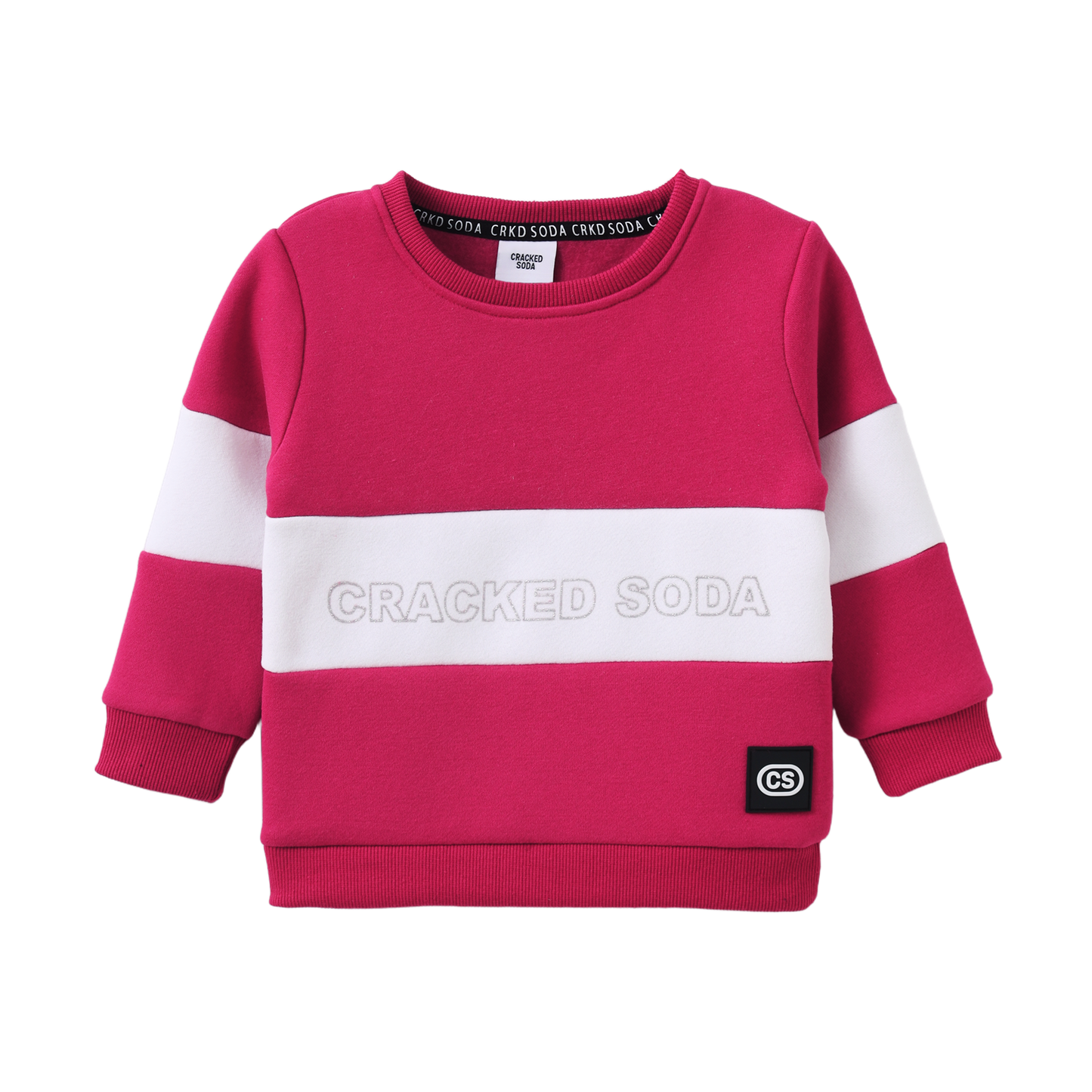 Ruby Detailed Crew Dark Pink