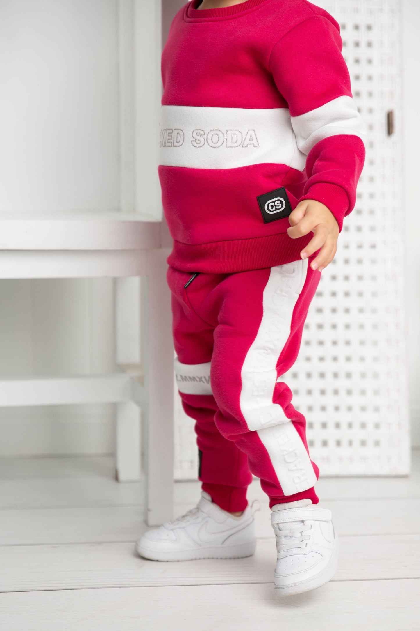 Ruby Detailed Crew Dark Pink