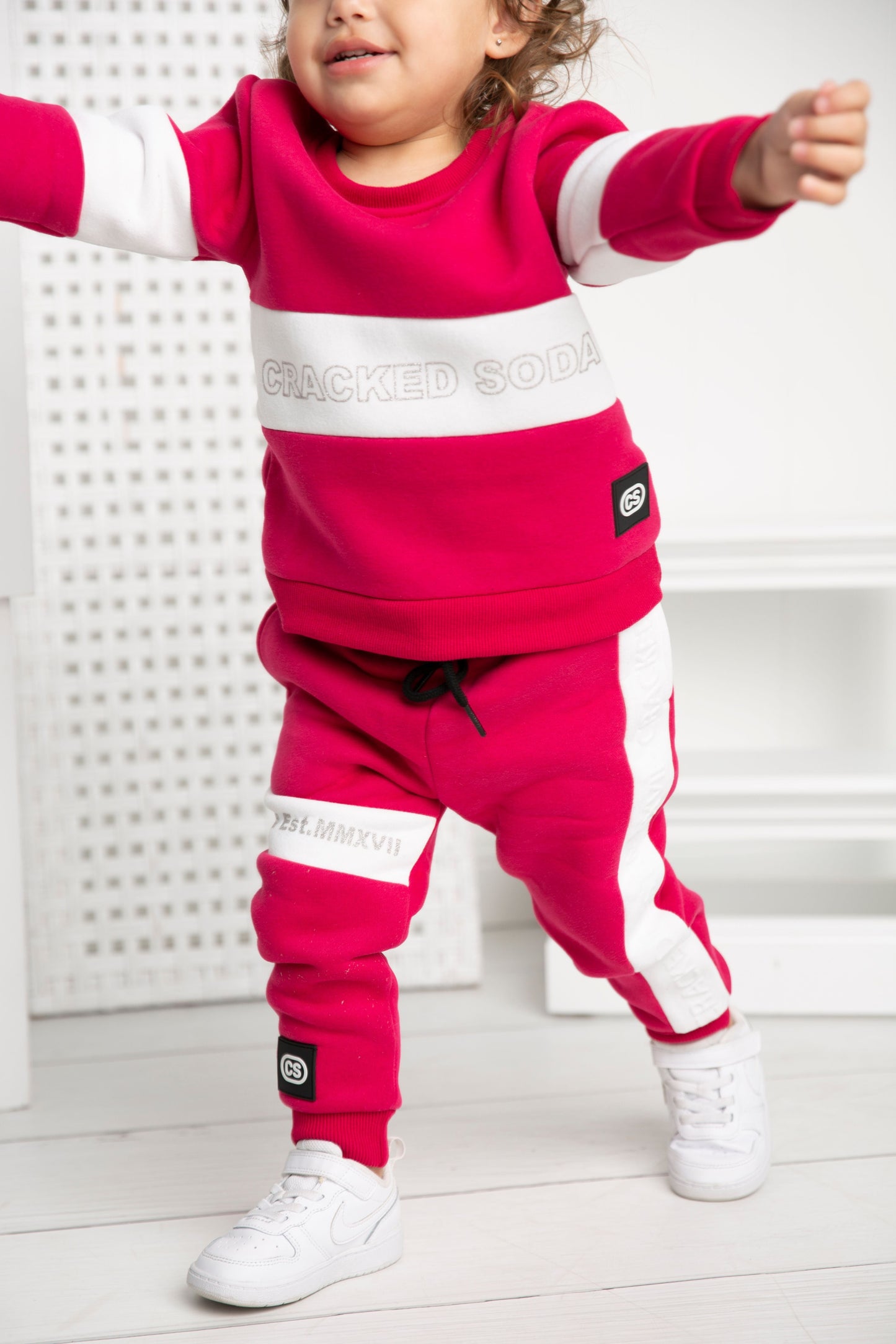 Ruby Detailed Crew Dark Pink