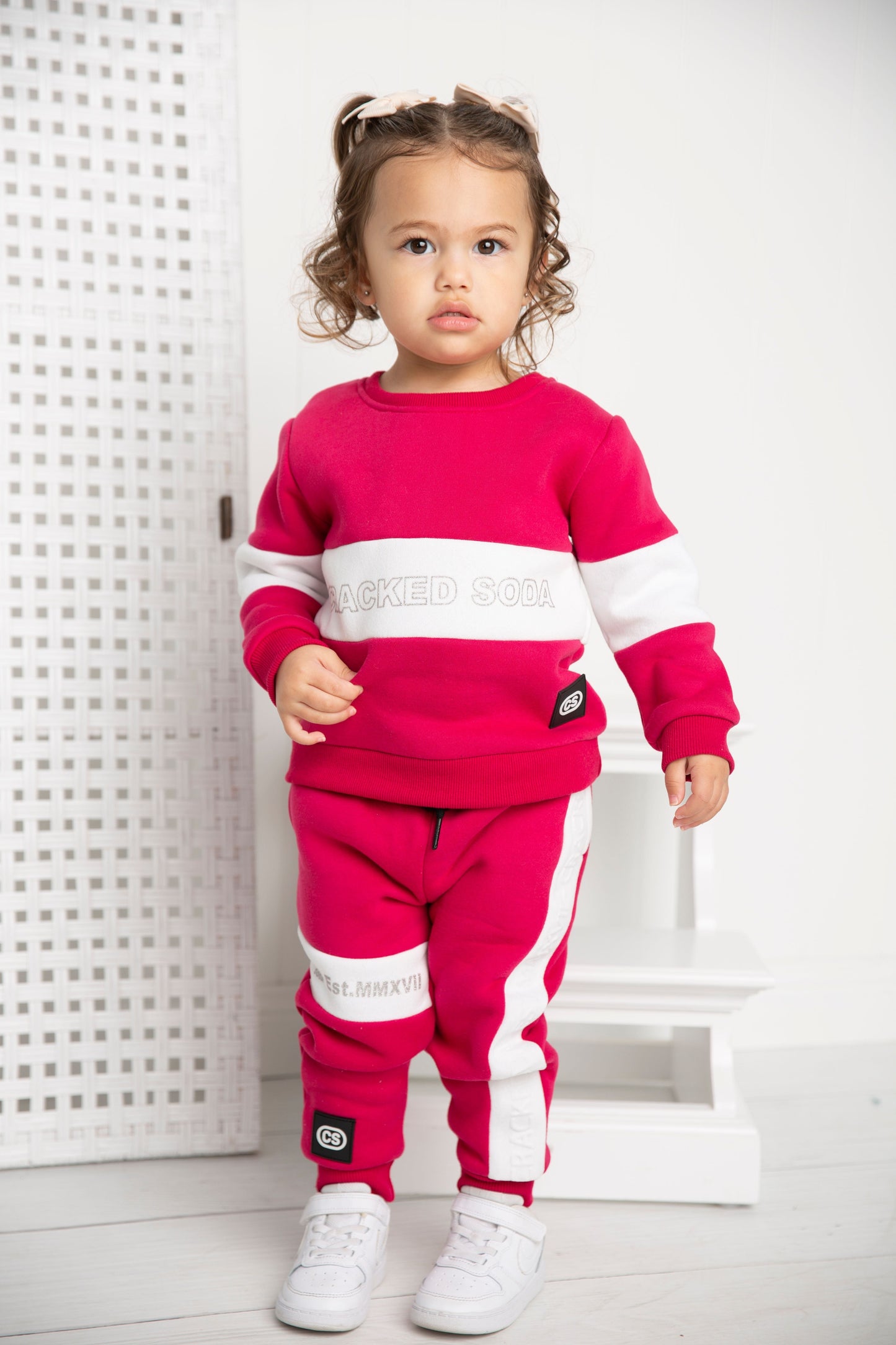 Ruby Detailed Crew Dark Pink