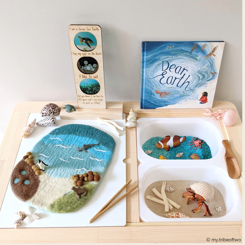 Sea, Beach & Rockpool Play Mat Playscape