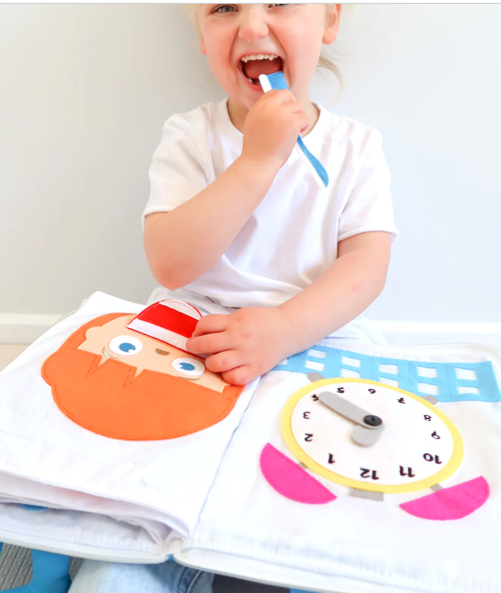 Fabric Activity Book - My Big Day Blue