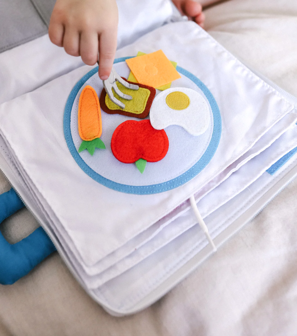 Fabric Activity Book - My Big Day Blue