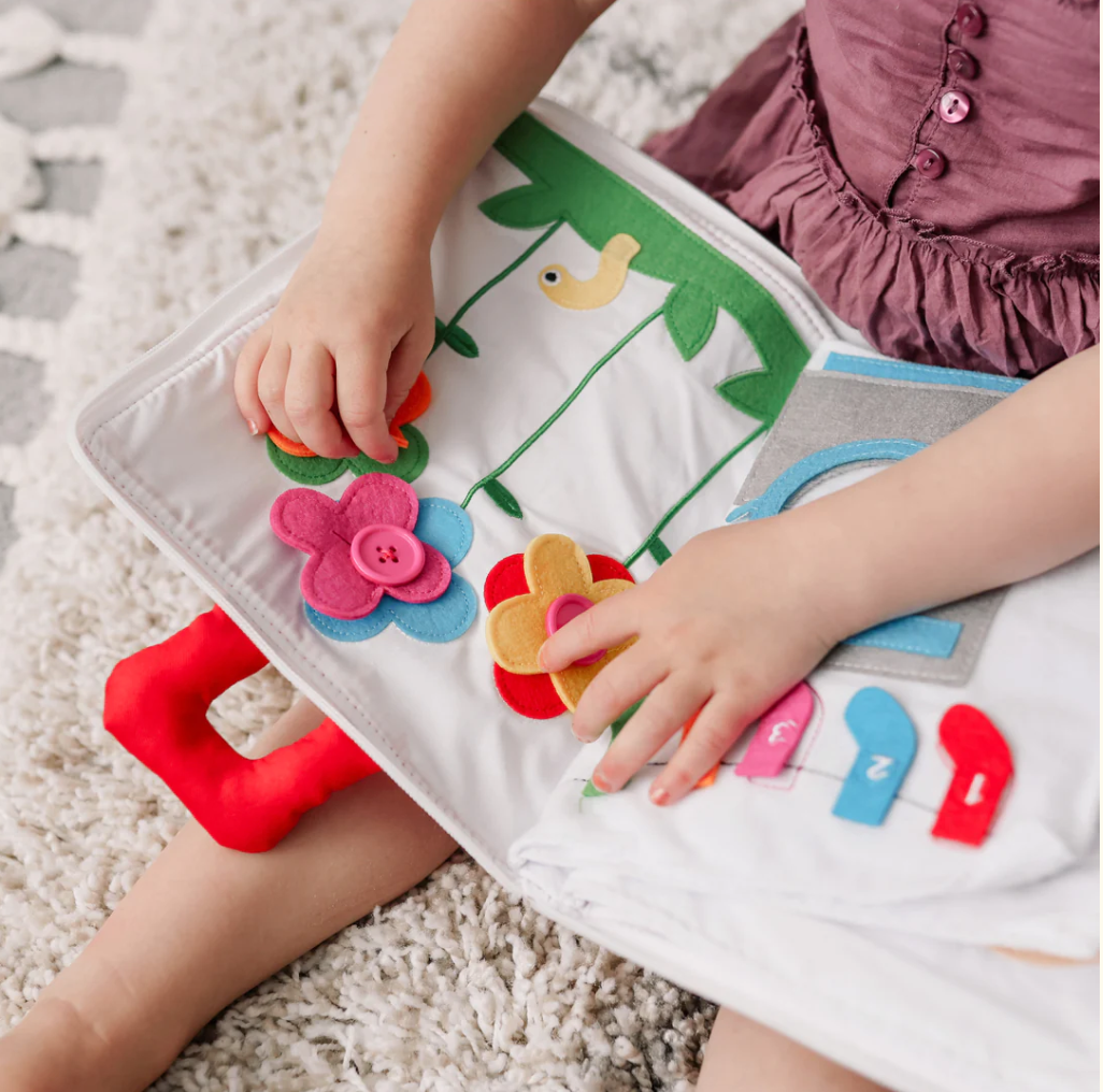 Fabric Activity Book - My Big Day Red