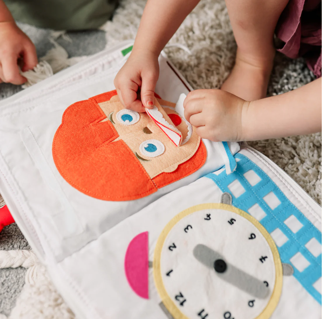 Fabric Activity Book - My Big Day Red