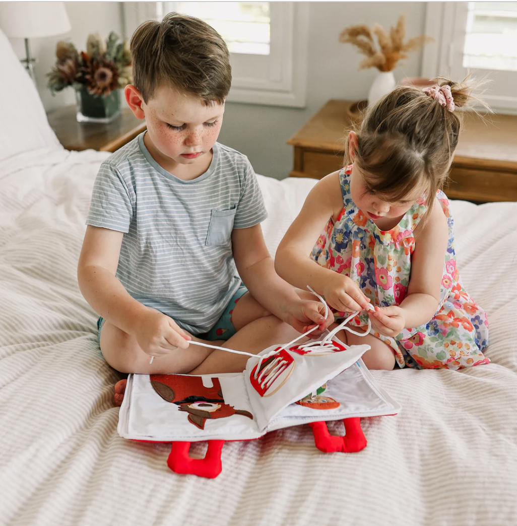 Fabric Activity Book - My Big Day Red