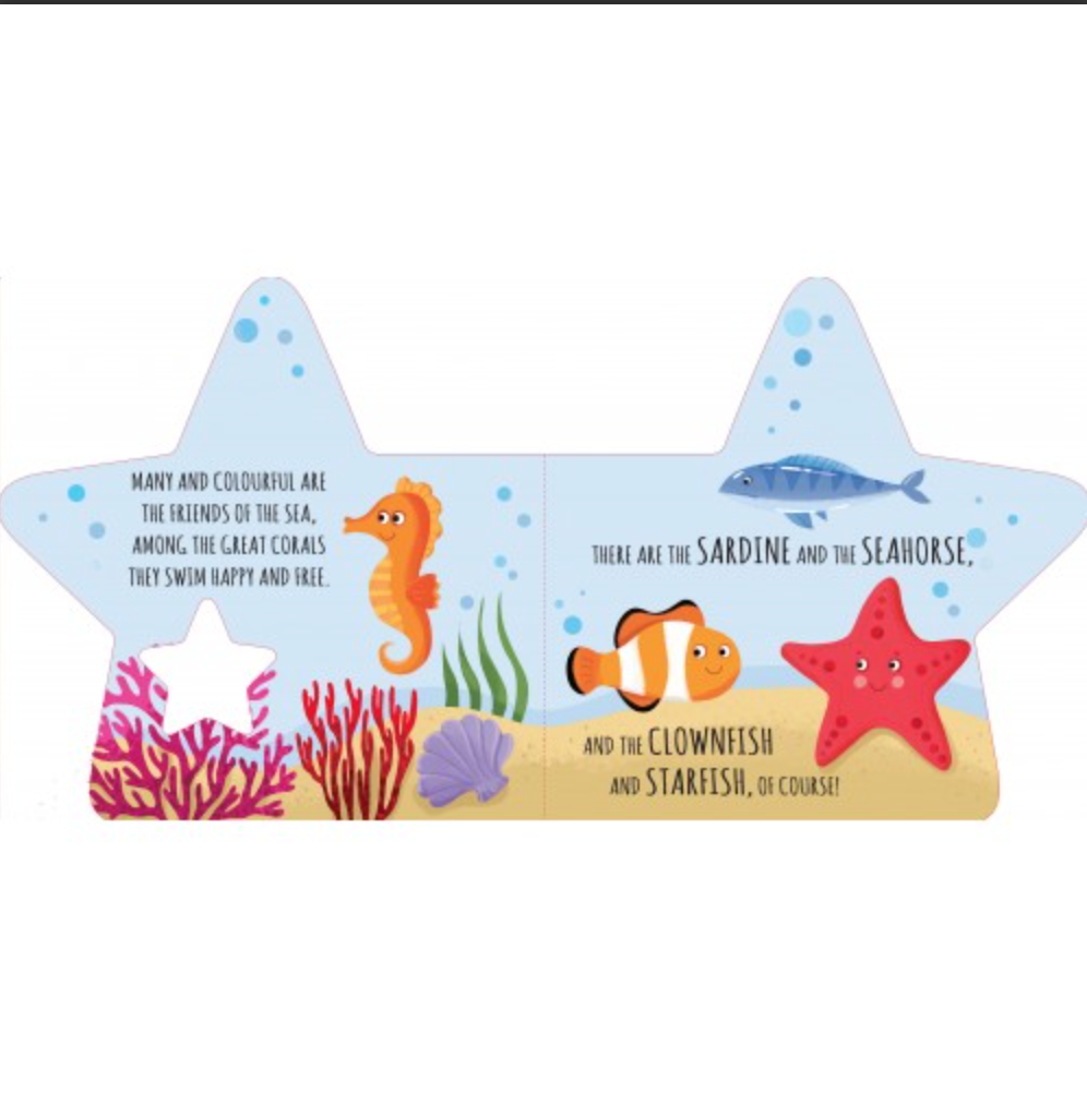 Friends of the Sea Shaped Board Book