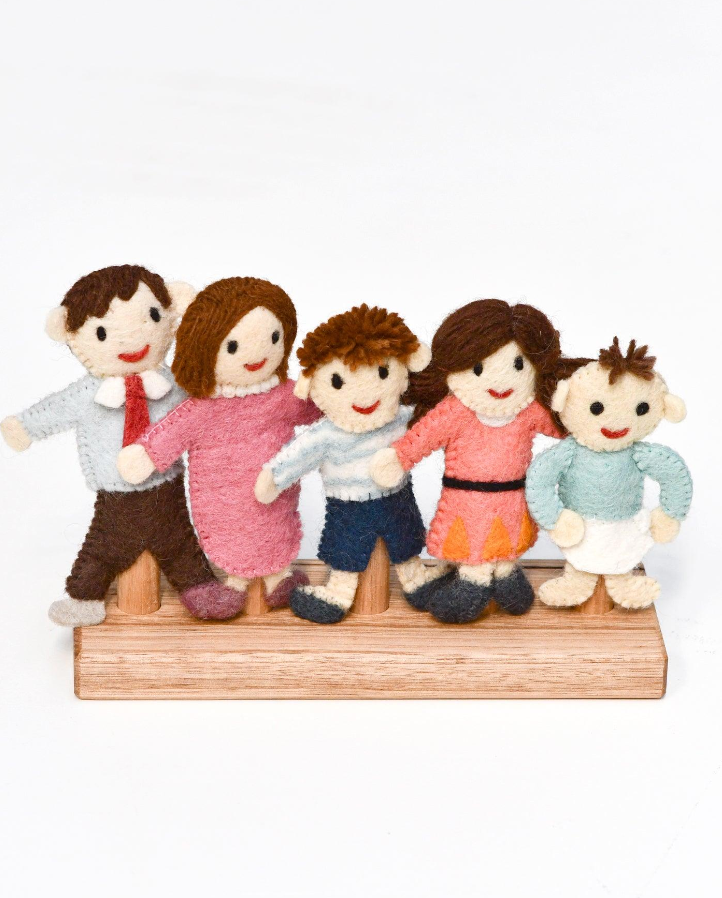 Family Finger Puppet Set
