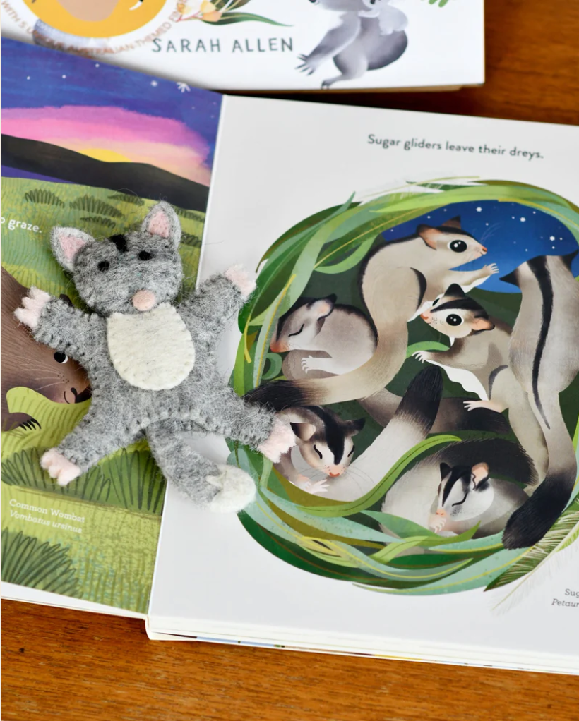 Jumping Joeys Finger Puppets & Book by Sarah Allen