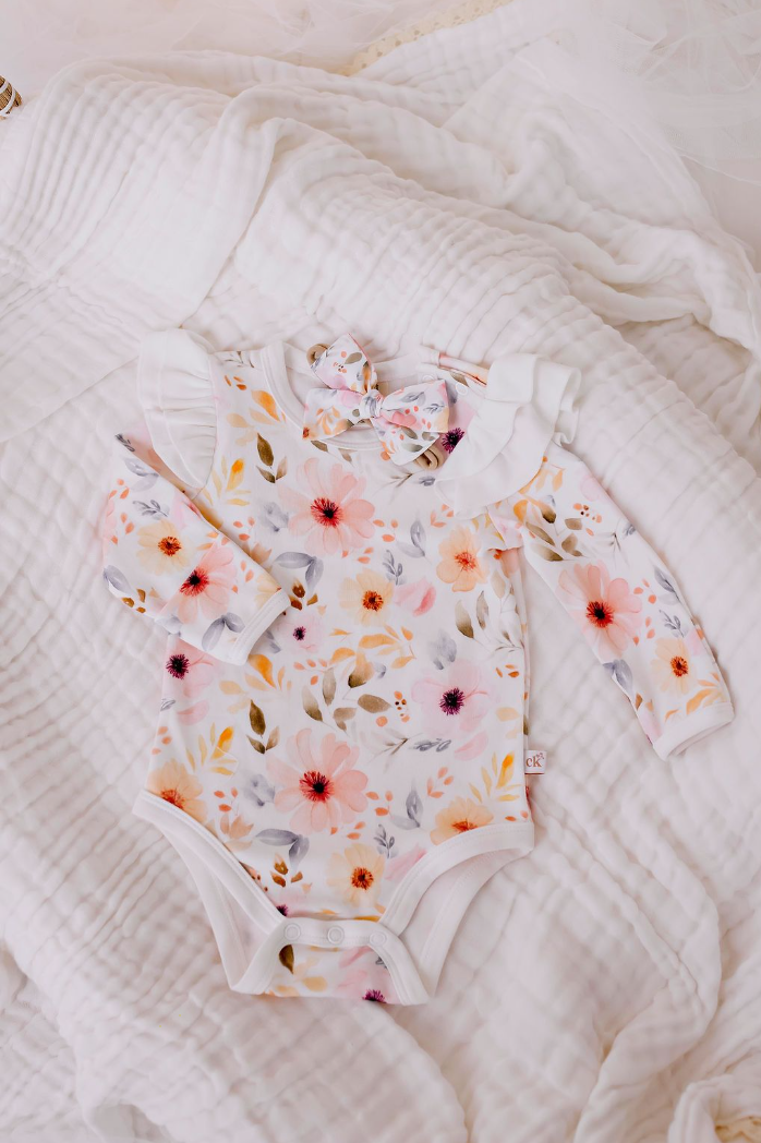 Frilly Bodysuit - Sweet Florals
