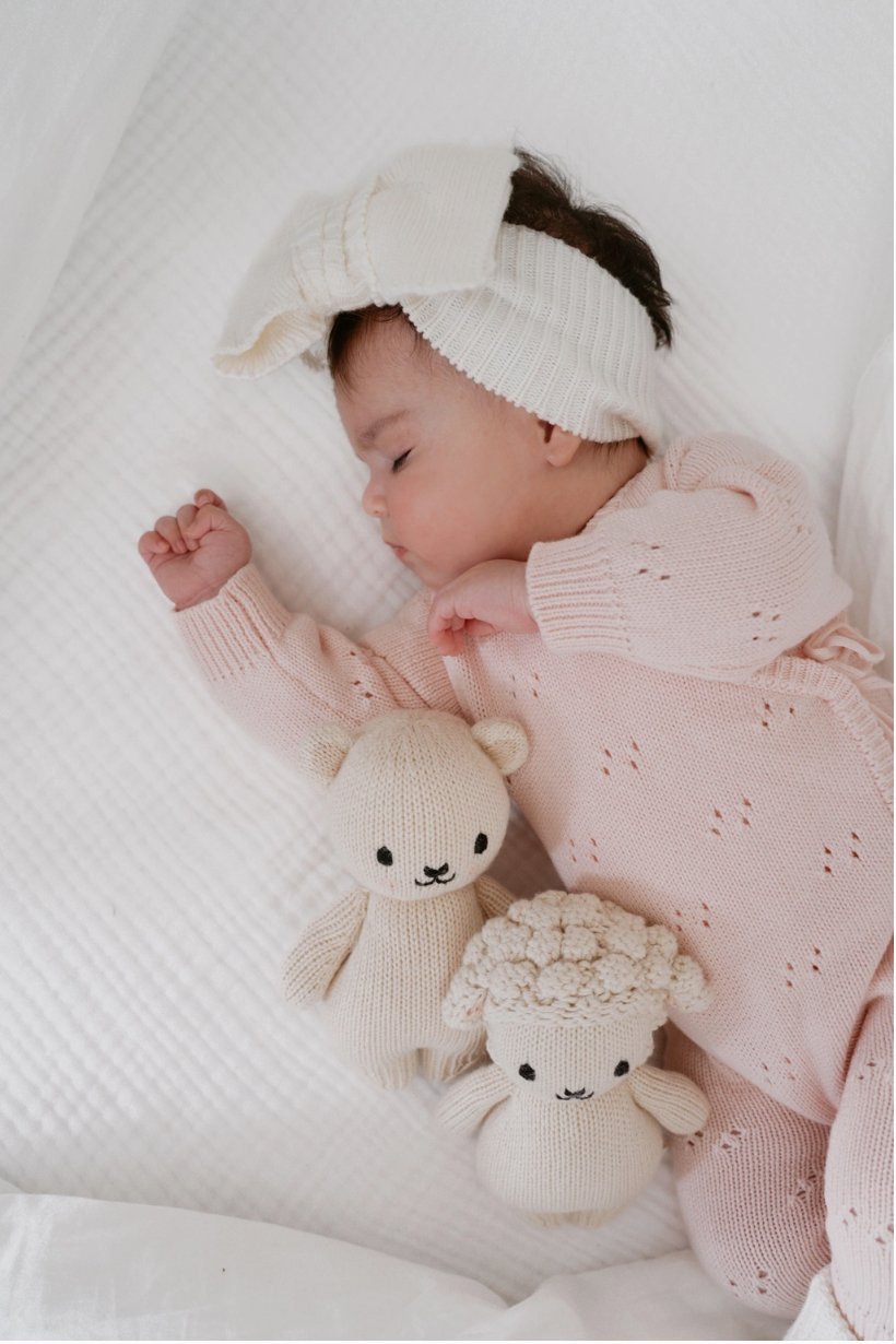 Pointelle Romper - Pink