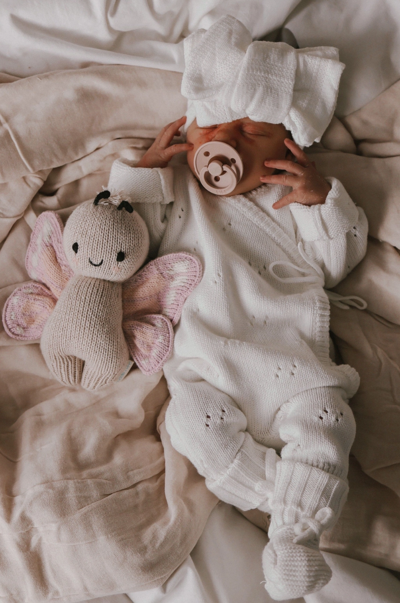 Pointelle Romper - Milk