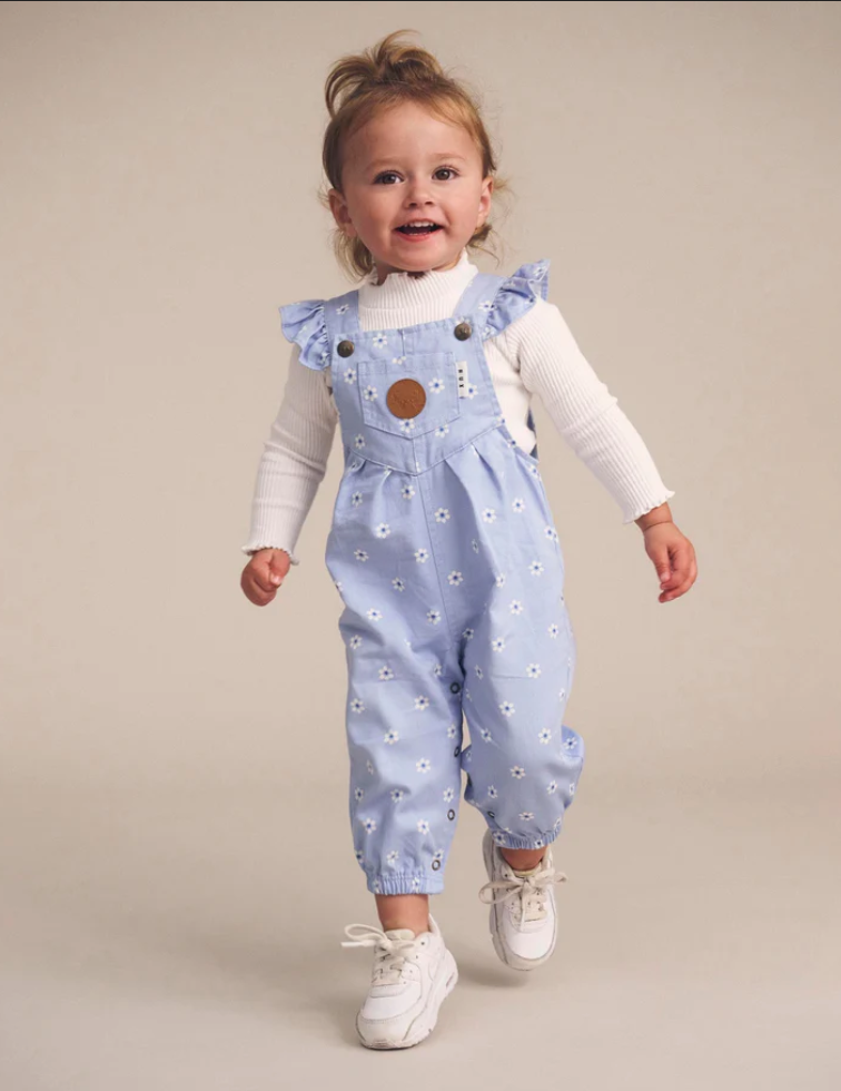 Ditsy Floral Frill Overall