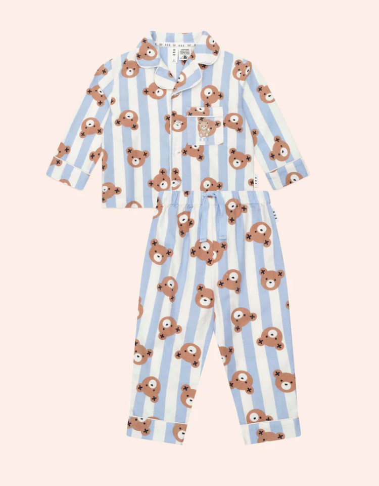 Dream Blue Classic Hux Stripe Sleep Set