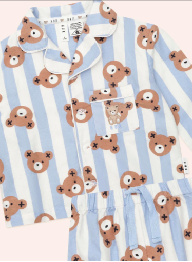 Dream Blue Classic Hux Stripe Sleep Set