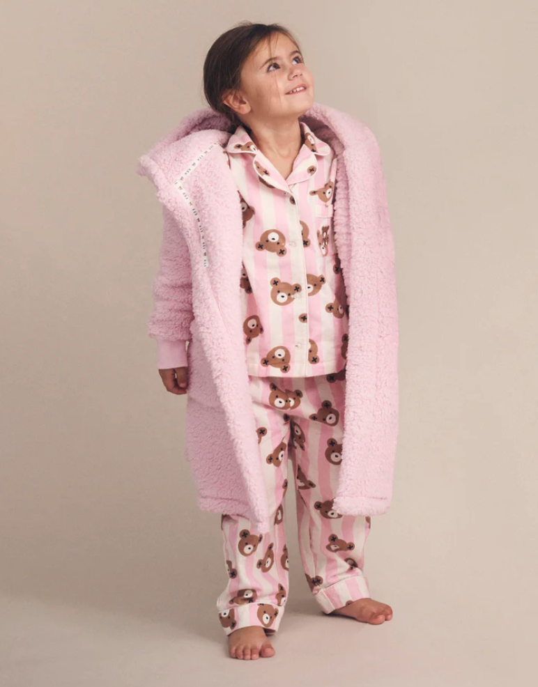 Rose Classic Hux Stripe Sleep Set