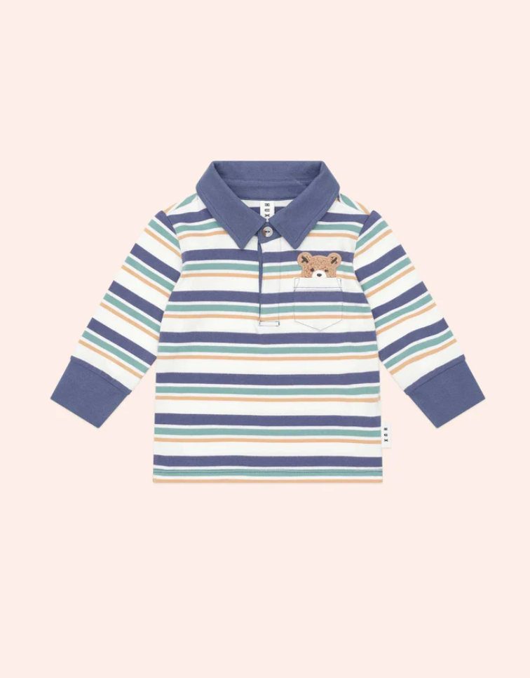 Multi Stripe Hiding Hux Polo