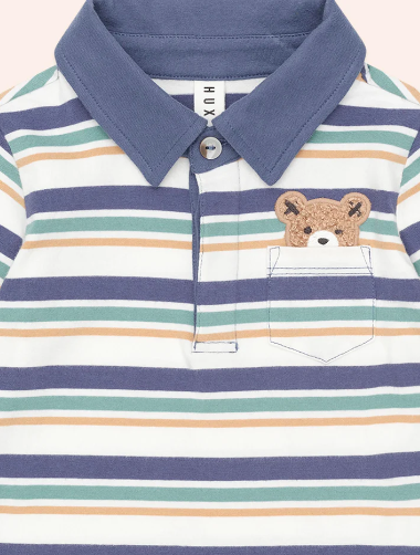 Multi Stripe Hiding Hux Polo