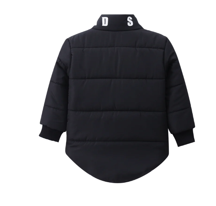 Zack Detailed Puff Jacket - Black
