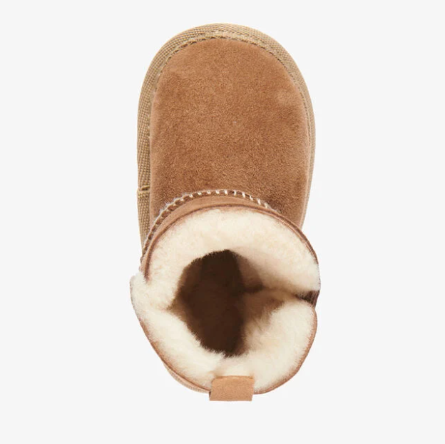 Platinum Baby Bootie - Chestnut