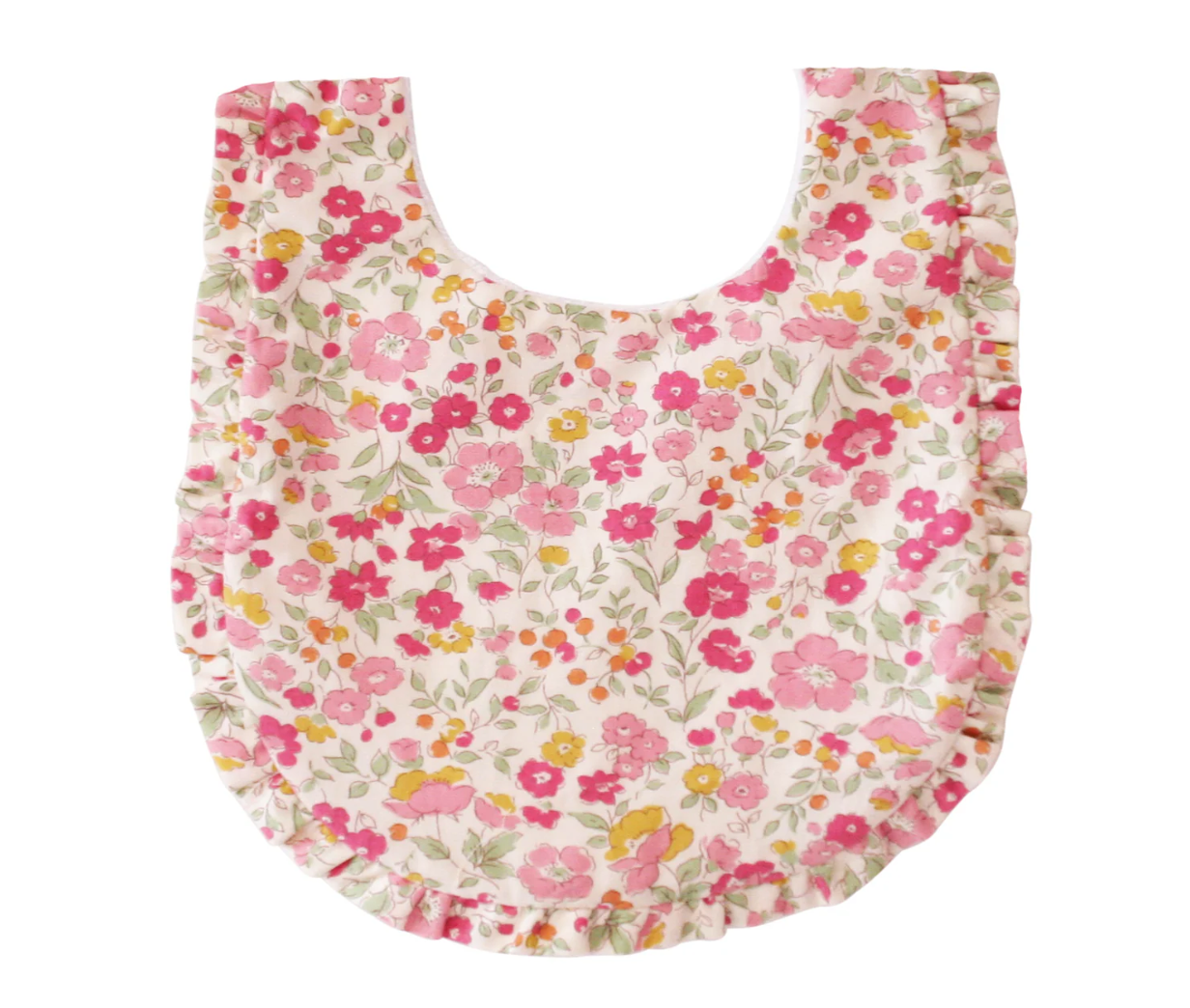 Ruffle Edge Bib Rose Garden