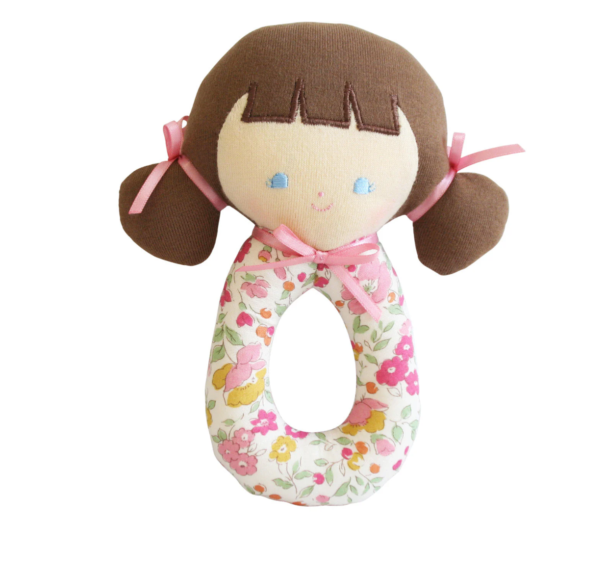 Audrey Grab Rattle 16cm Rose Garden