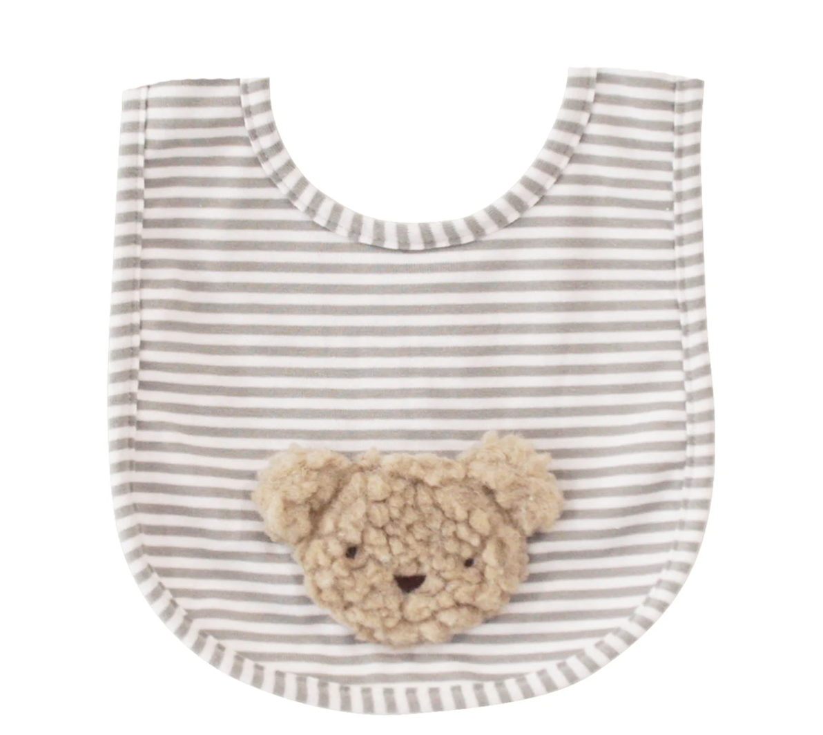 Sherpa Bear Bib Oatmeal