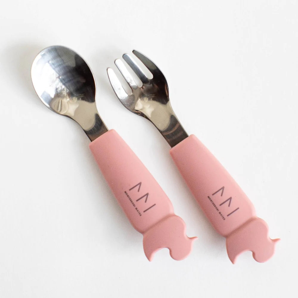 Full Set Soft Grip Toddler Cutlery Set - Assorted