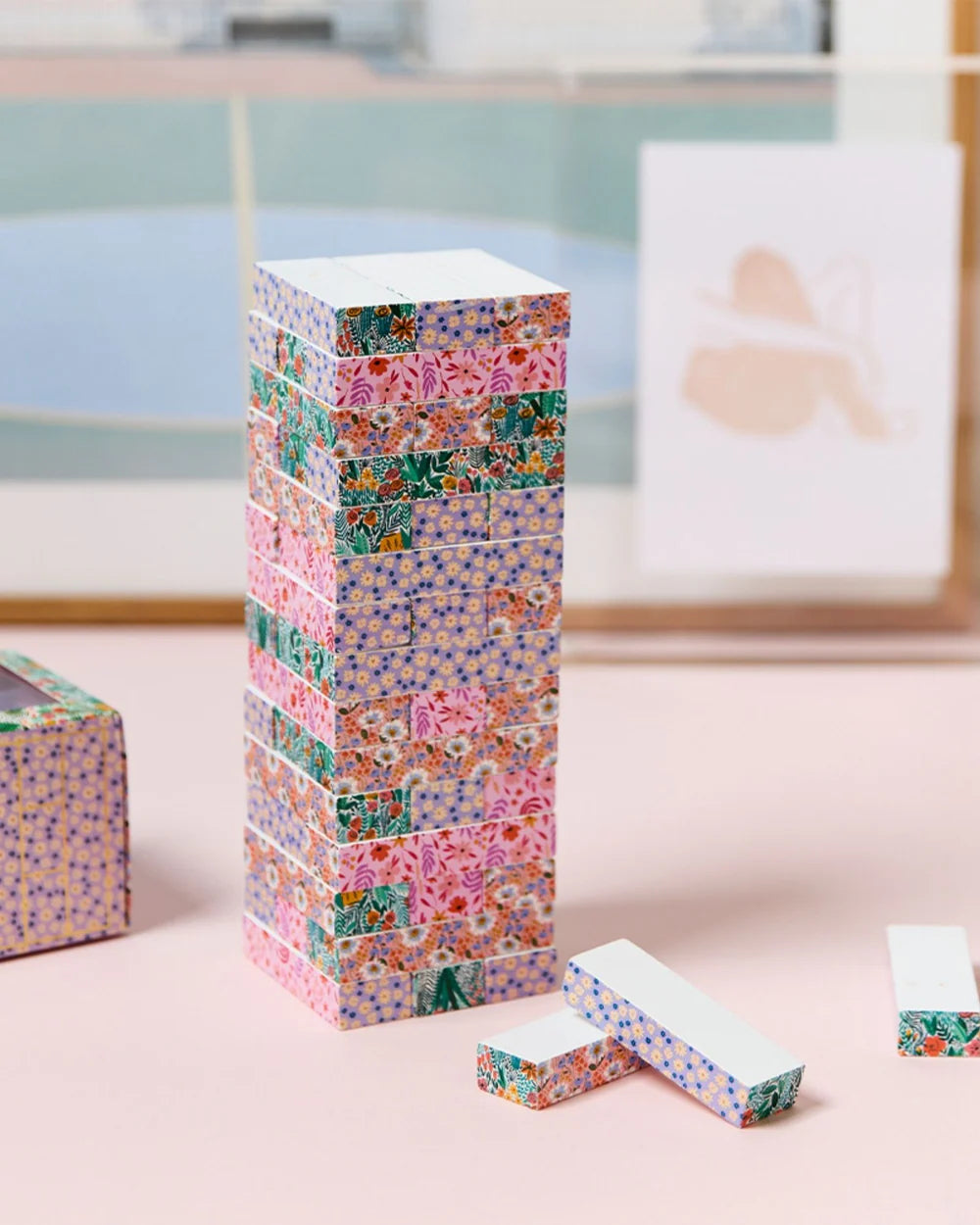 Floral Tumbling Tower