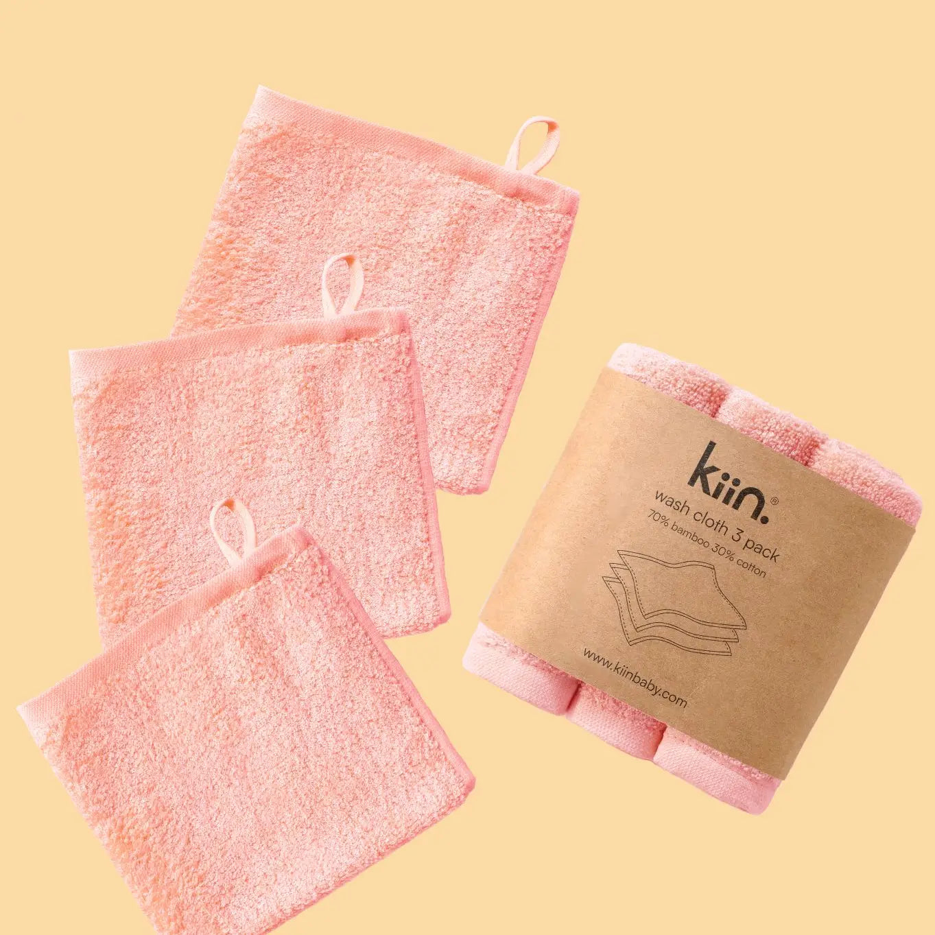 Wash Cloths 3 Pack - Assorted