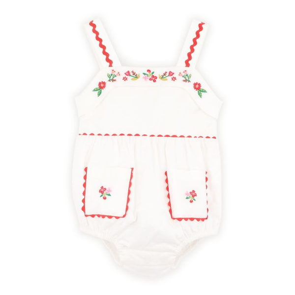 Festive Ric Rac Pocket Bodysuit