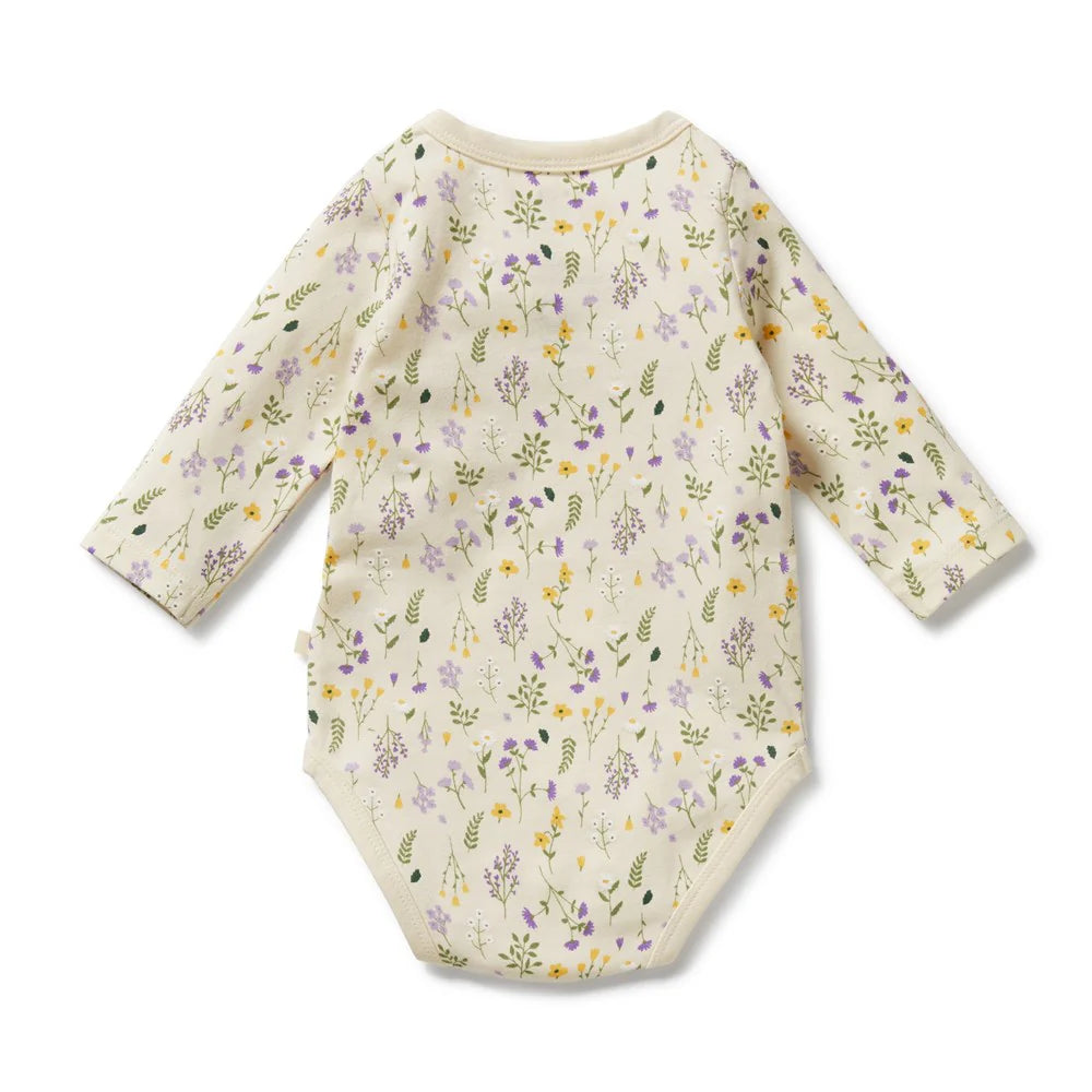 Bella Floral Organic Bodysuit