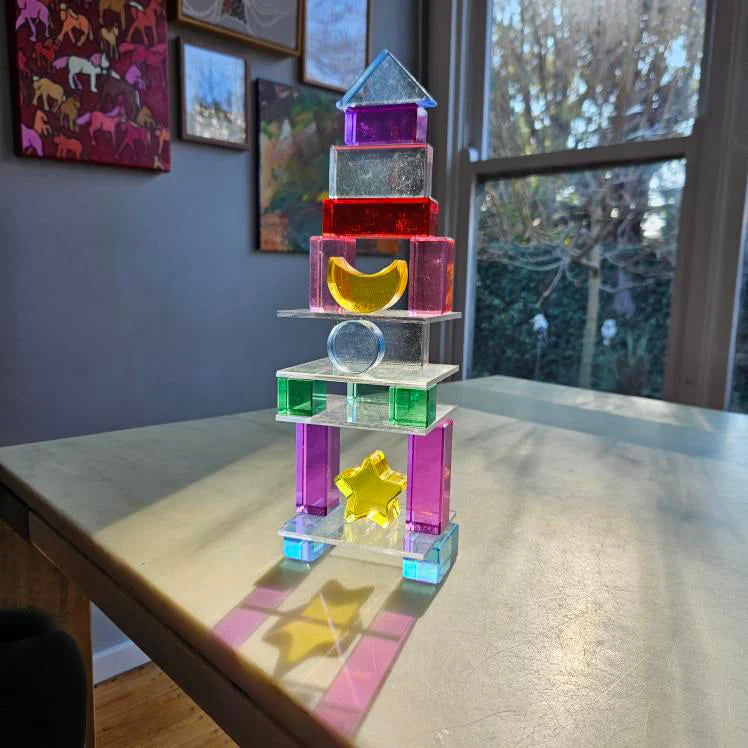 Clear Acrylic Building Platforms