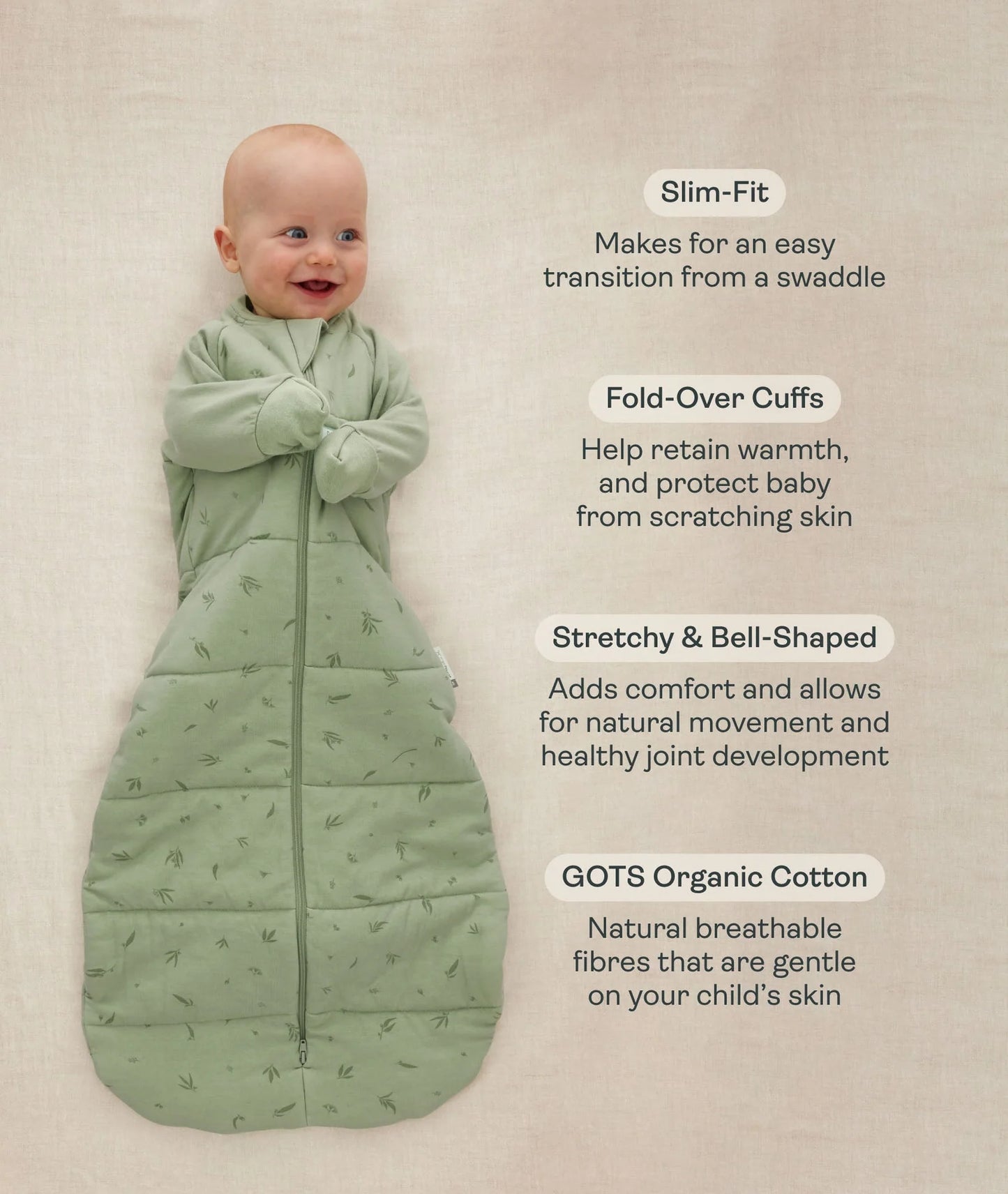 Sleeping Bag Sleeved Daisies