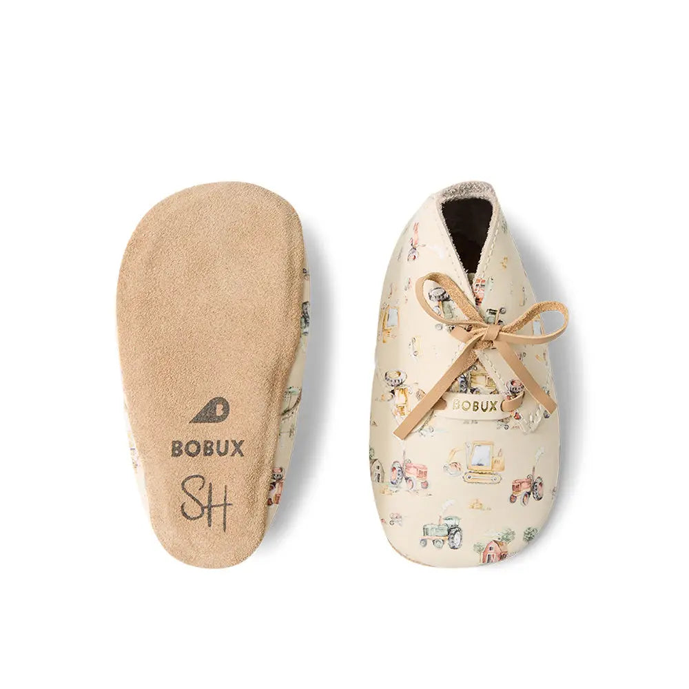Diggers & Tractors Lace Up Shoes